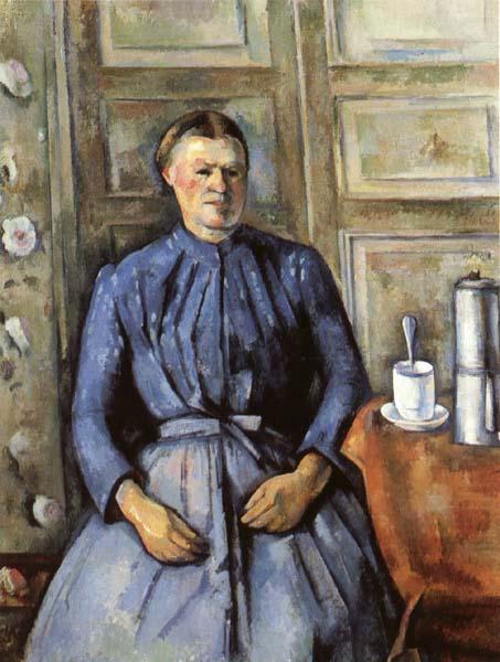 Paul Cezanne La Femme a la cafetiere china oil painting image